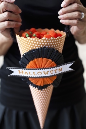 Halloween Party Favors - Candy Filled Paper Cone